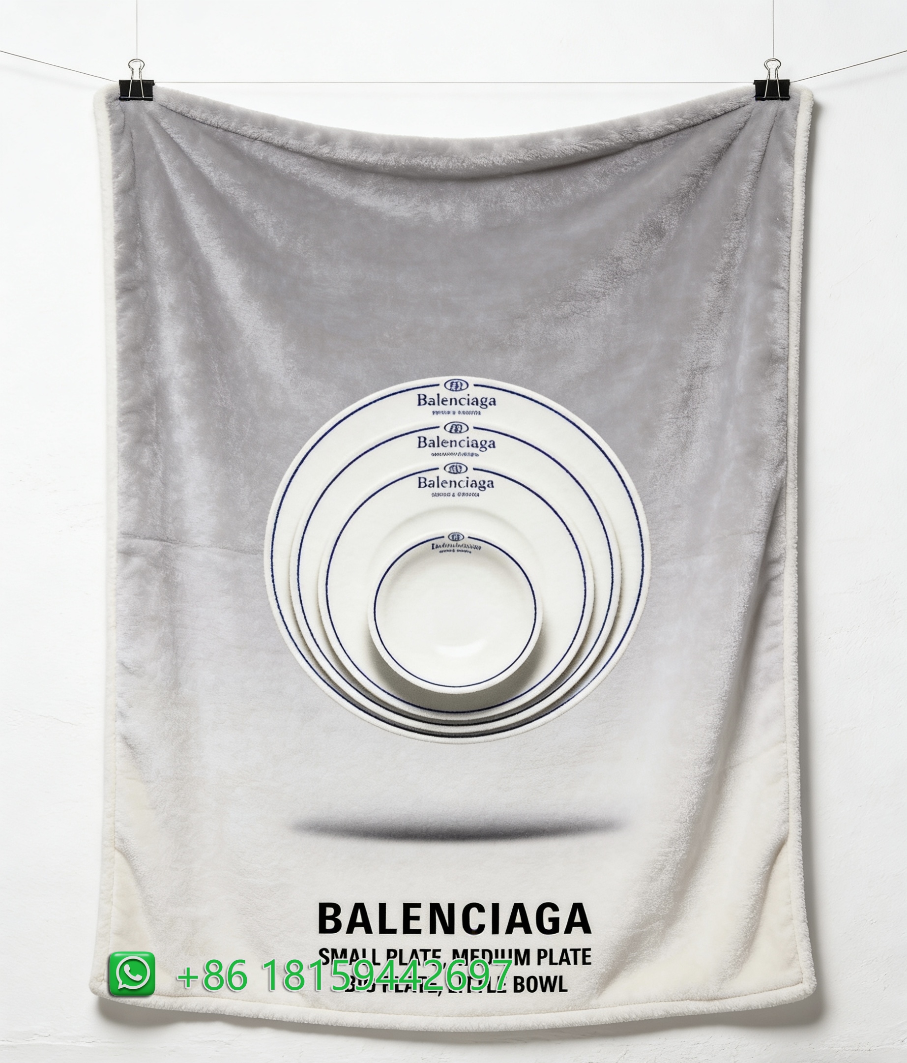 Balenciaga Throw Blankets